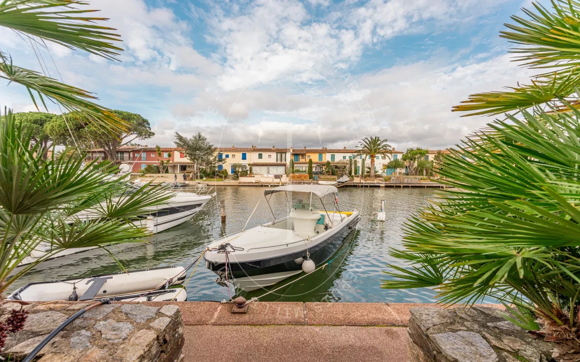 Charming Fisherman’s Cottage with Private Mooring in Port Cogolin
