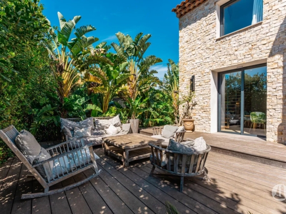 Villa en plein centre ville à Saint-Tropez