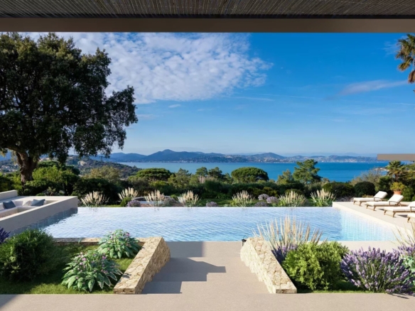 Propriété dominante à Saint-Tropez