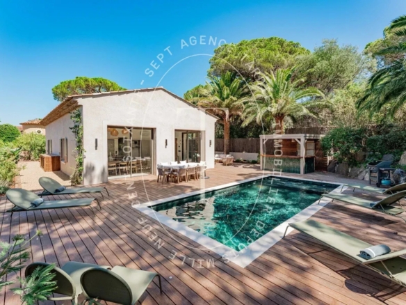 Villa d'exception 5 chambres, à deux pas de la plage des Salins.
