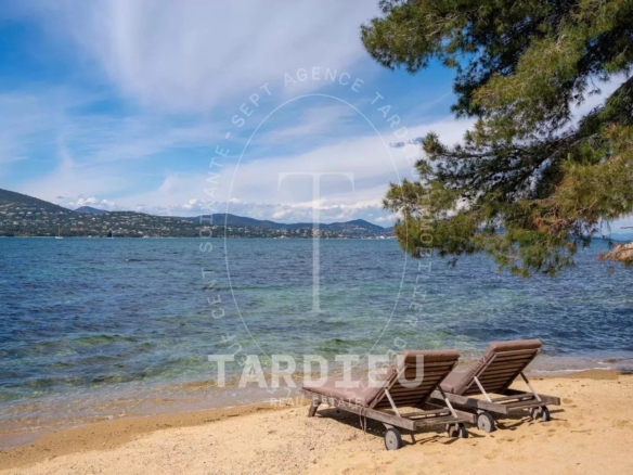Villa rénovée, accès mer, Saint-Tropez
