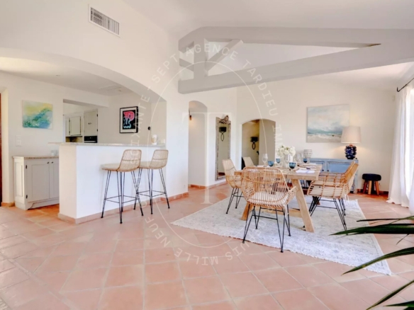 villa provençale avec vue mer panoramique