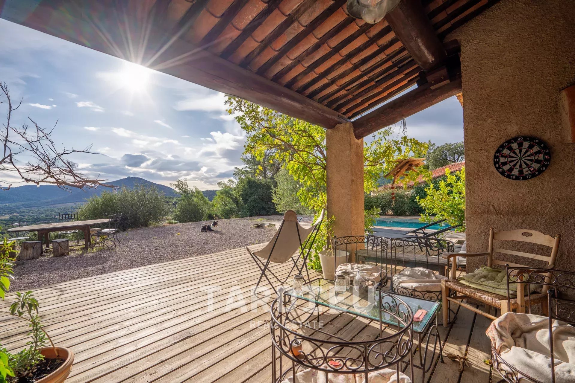 Maison provençale avec vue mer