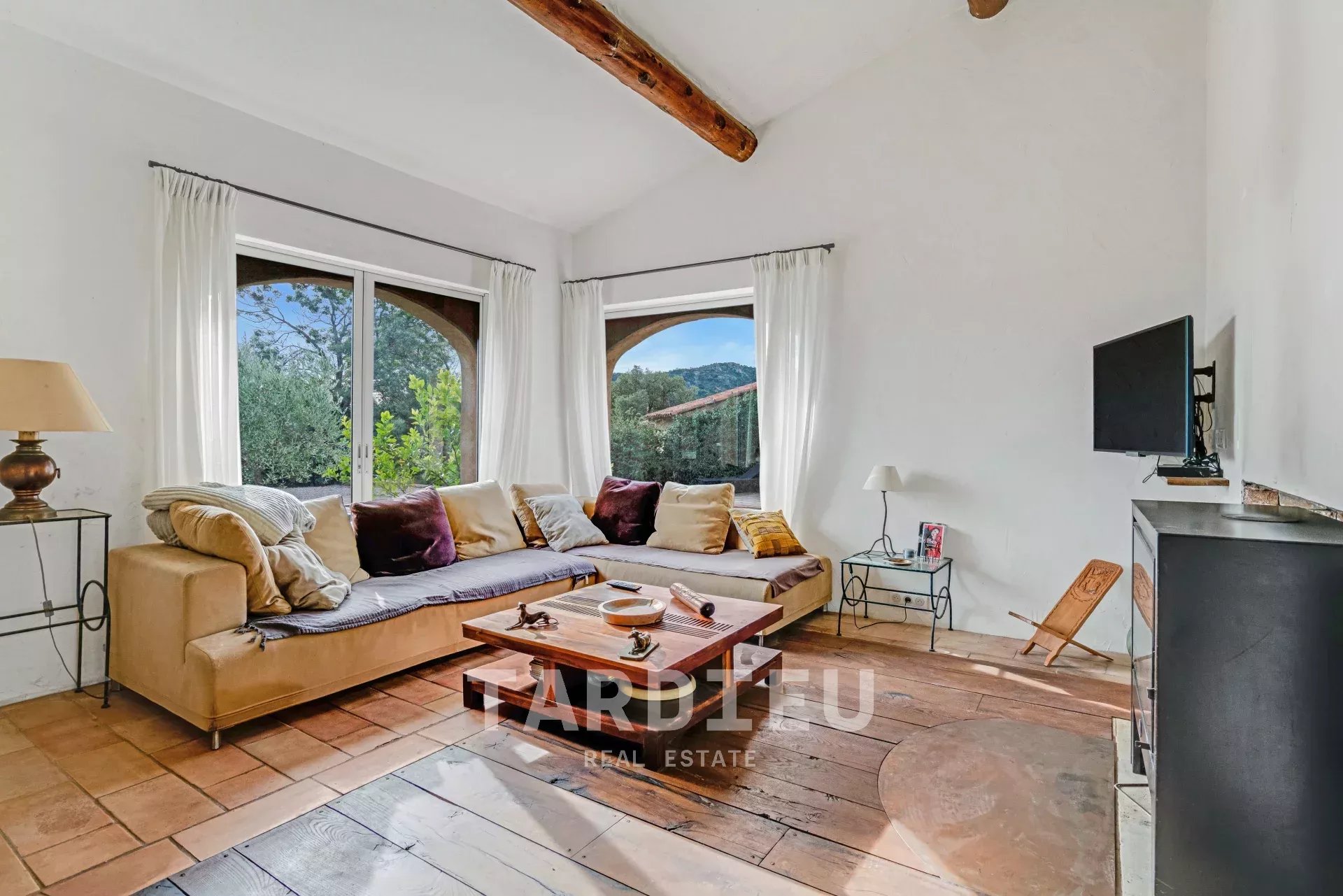 Maison provençale avec vue mer