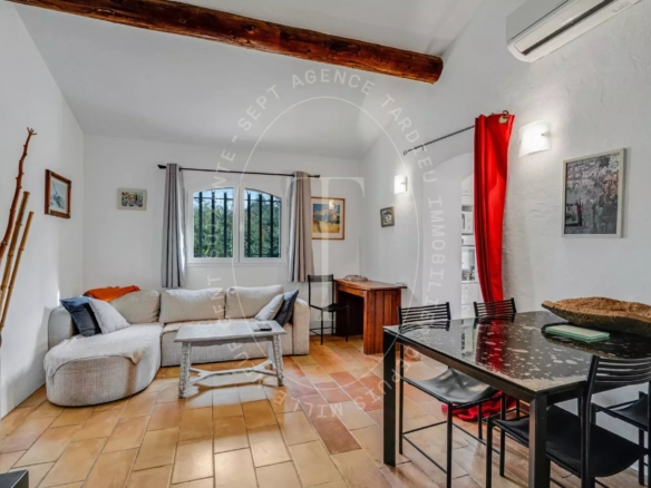 Maison provençale vue mer panoramique