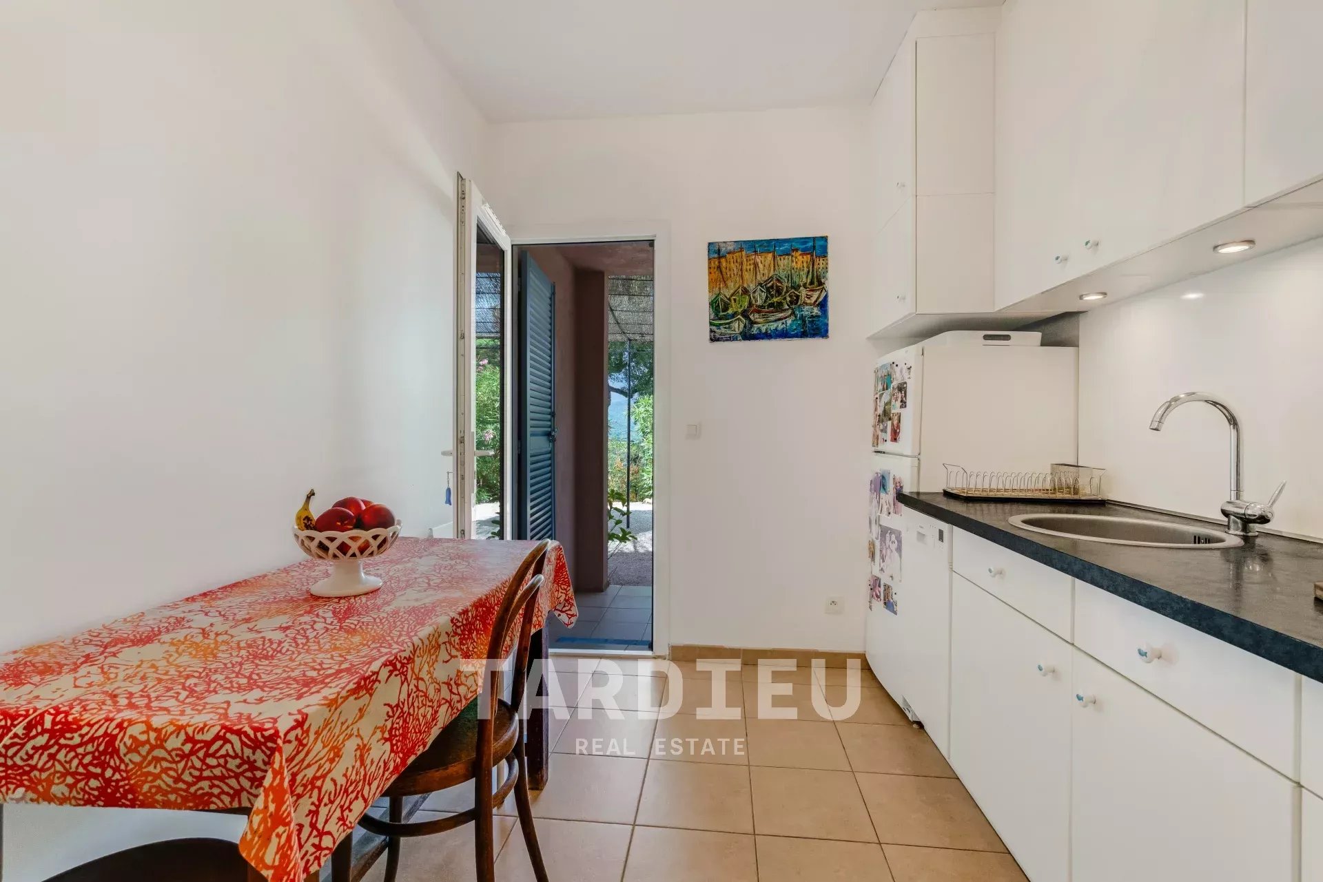 Gassin : Appartement jardin, vue mer