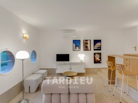 Saint-Tropez : appartement Art déco moderne