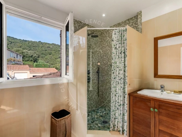 Maison mitoyenne, vue campagne dégagée