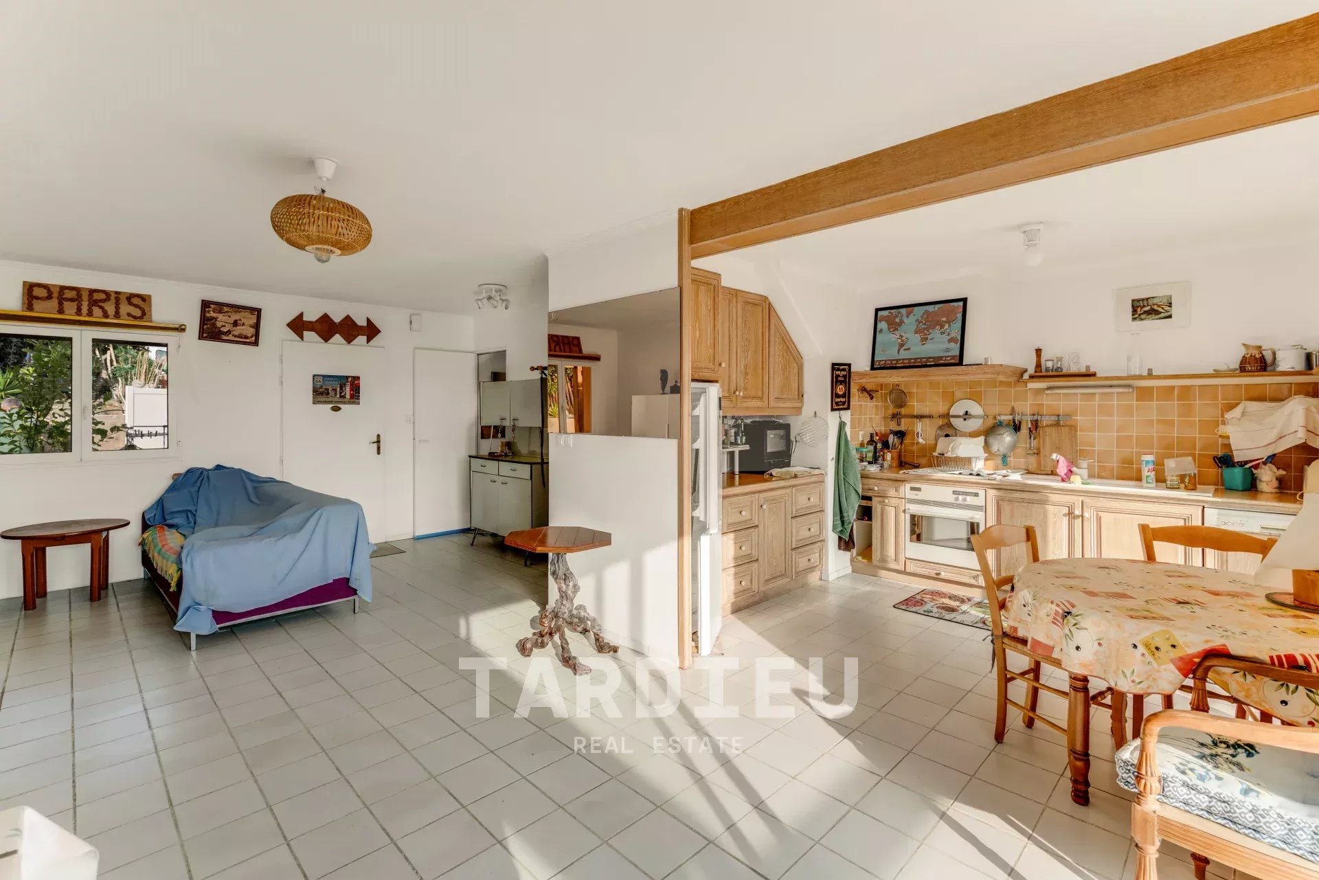 Maison mitoyenne, vue campagne dégagée