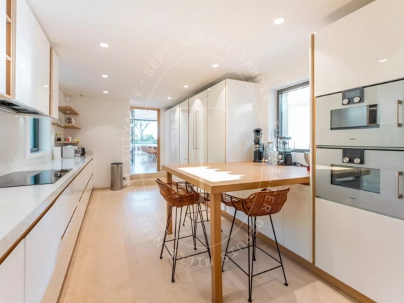 Villa avec vue dégagée sur les vignes et la mer