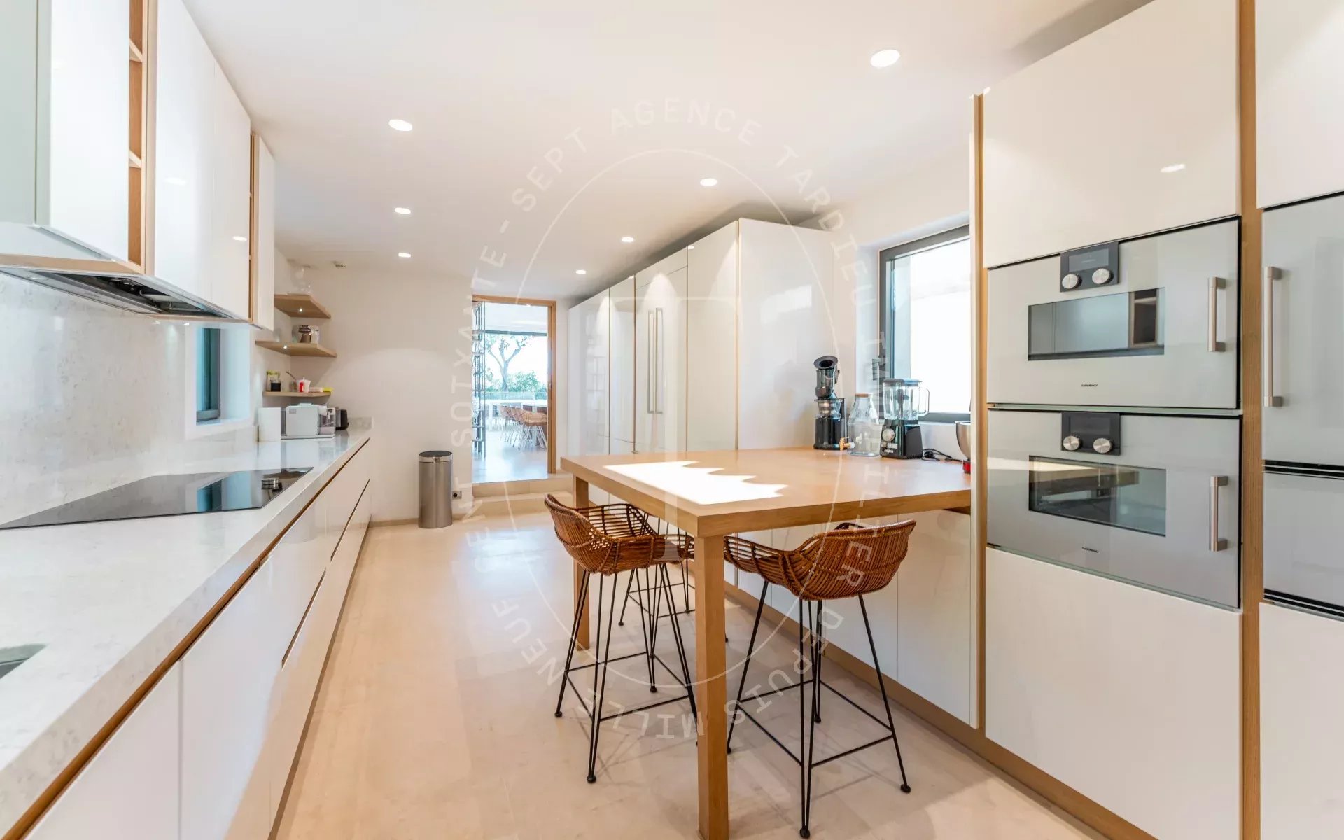 Villa avec vue dégagée sur les vignes et la mer