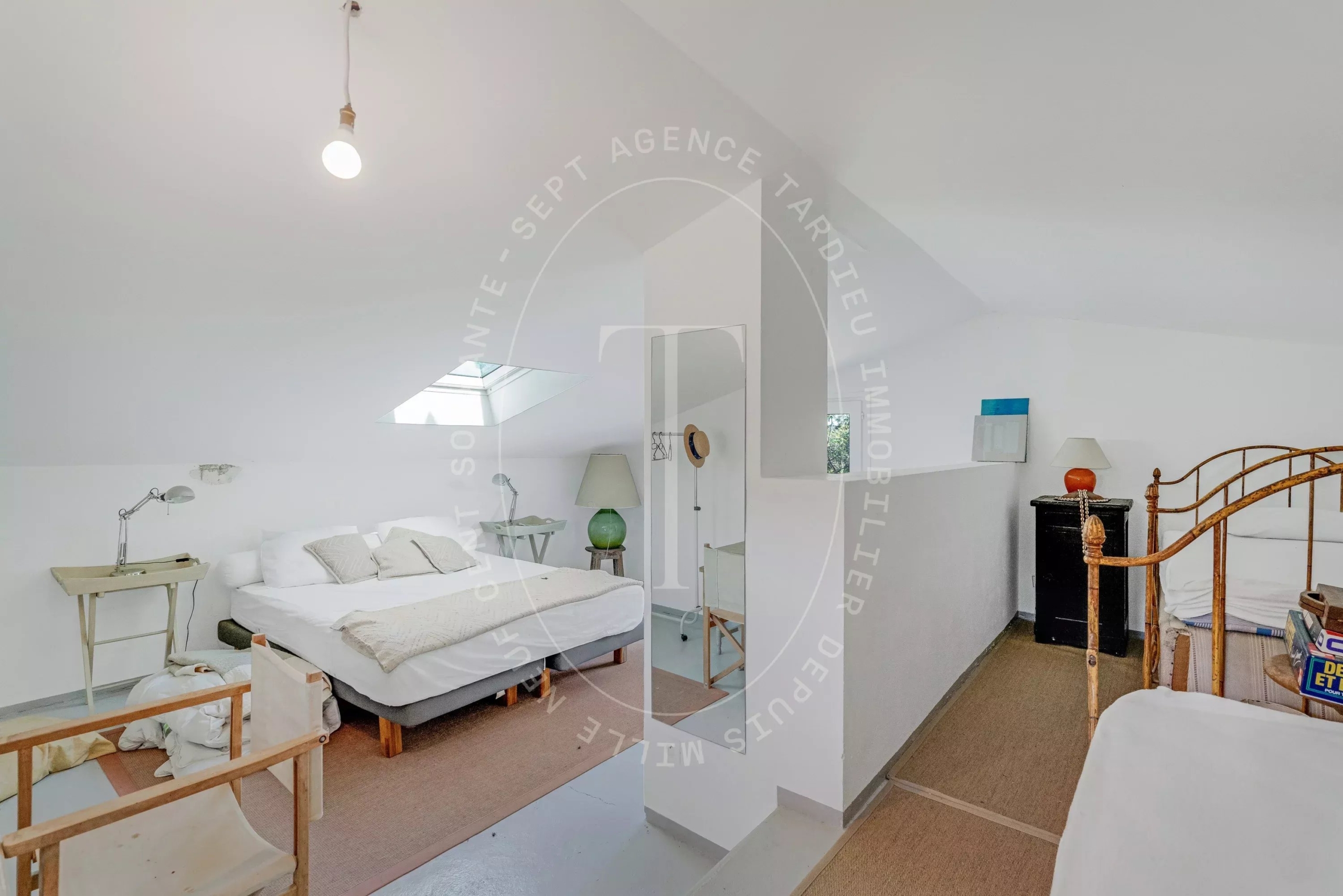 Maison provençale avec vue sur le village de Ramatuelle