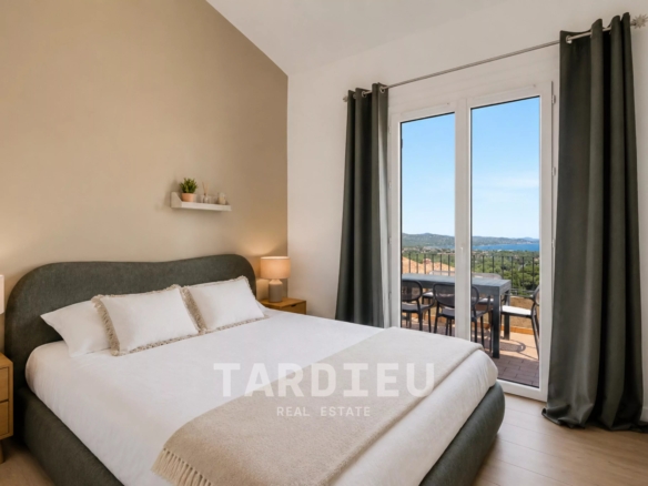 Appartement rénové, vue mer Font Mourier