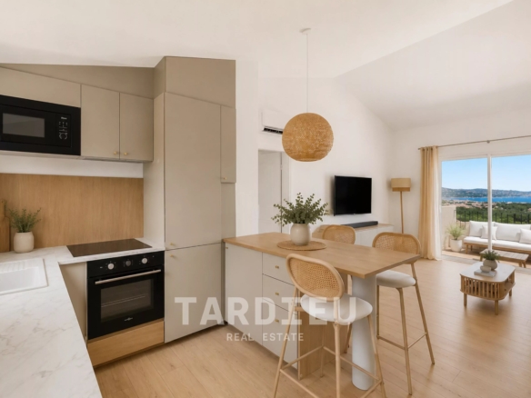Appartement rénové, vue mer Font Mourier
