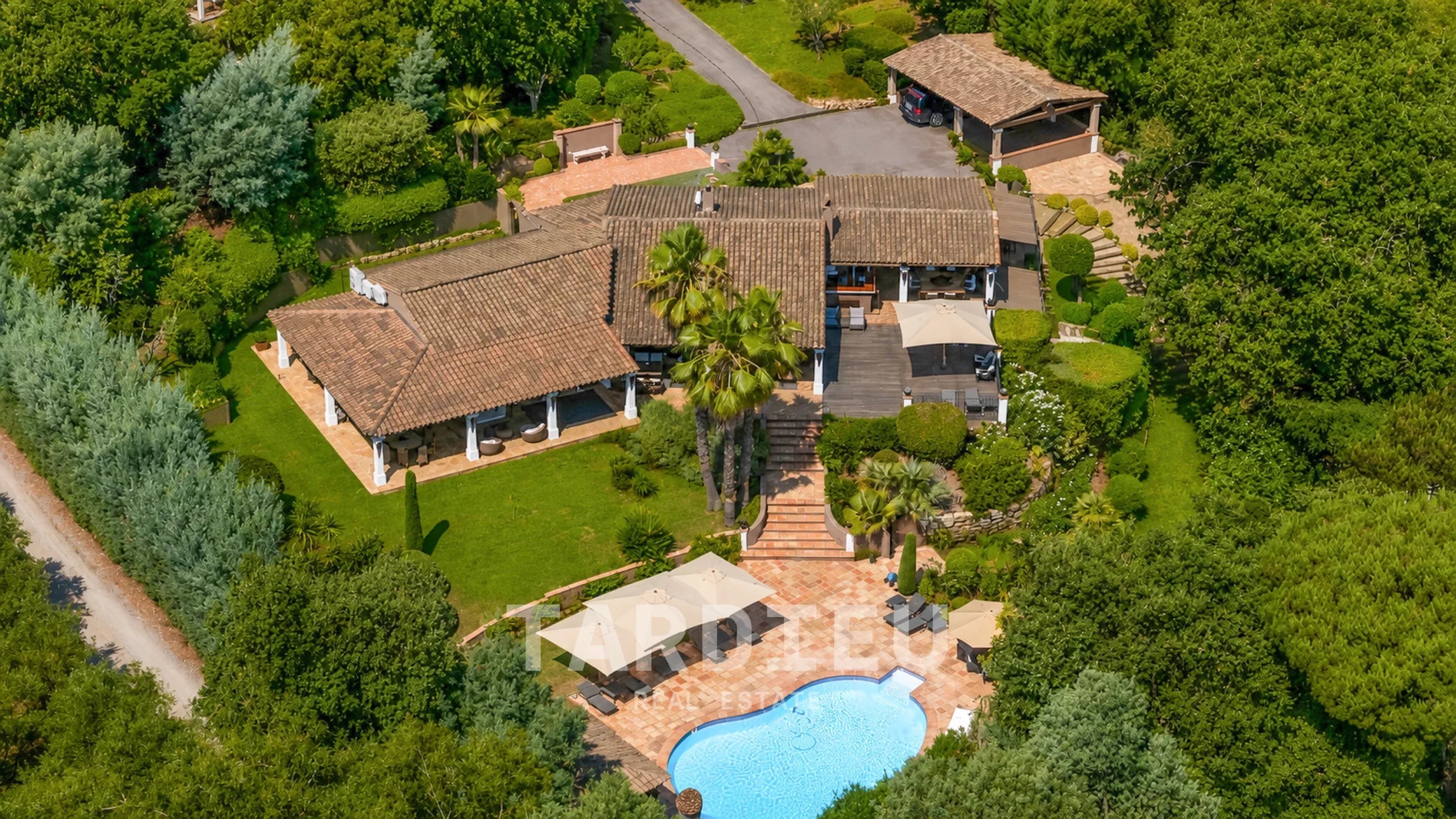Villa Gassin : Vue dégagée, cadre naturel