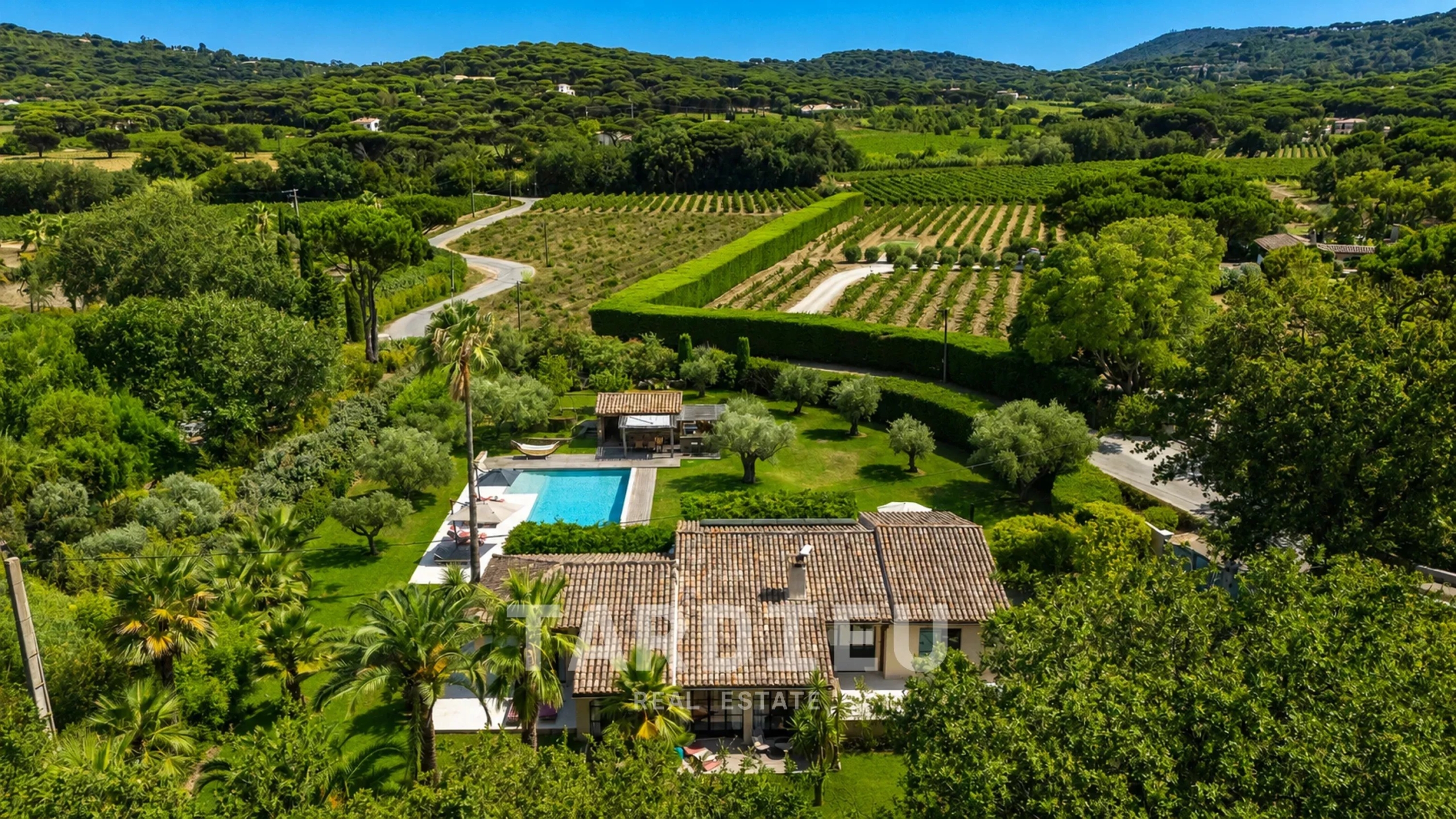 Villa provençale, cœur de vignoble