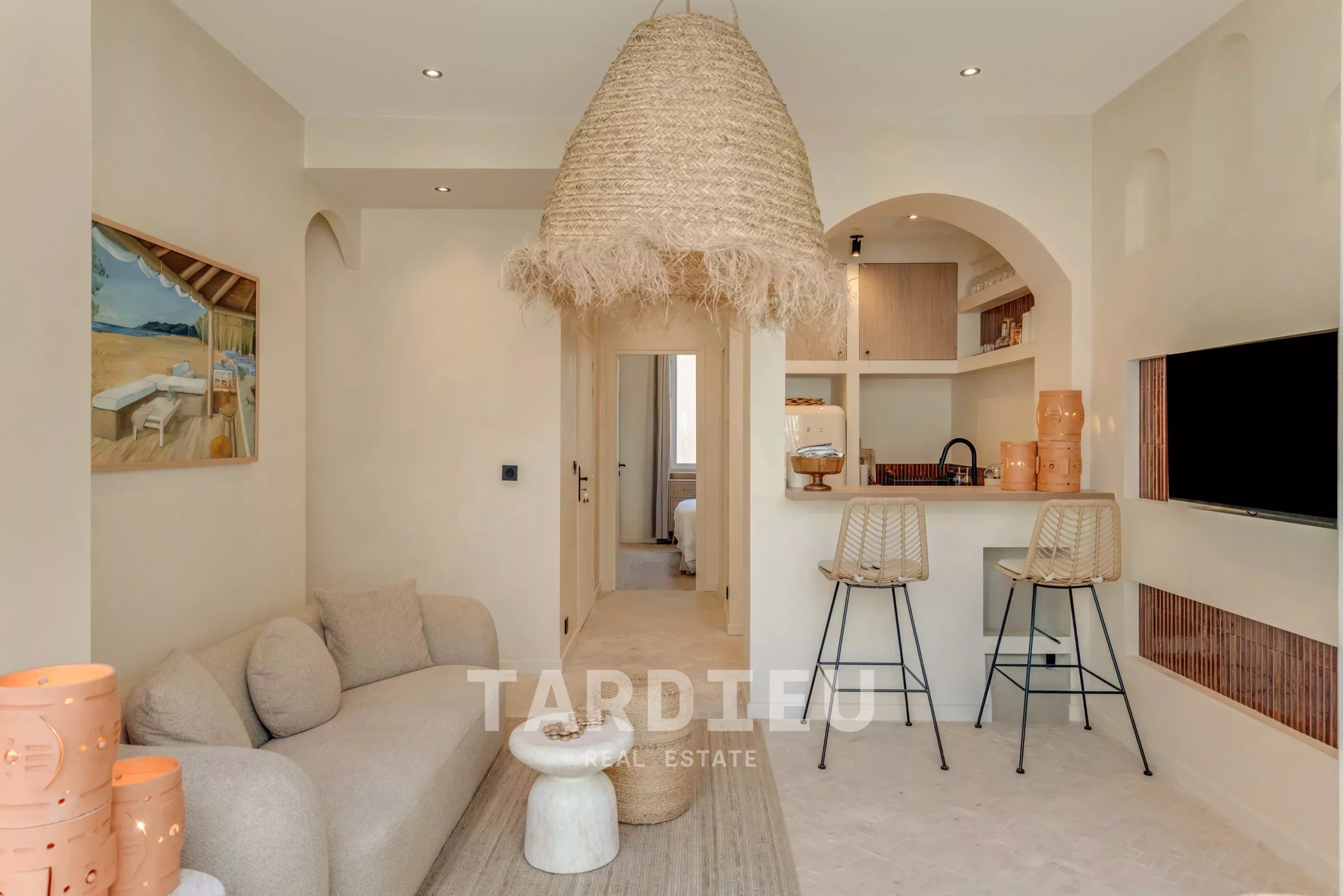 Appartement village Saint-Tropez, terrasse, garage