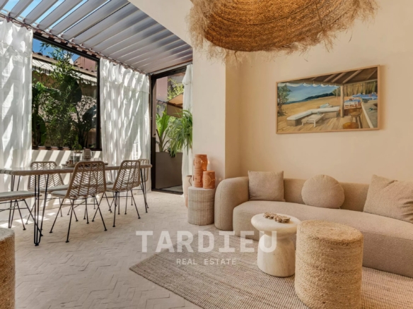 Appartement village Saint-Tropez, terrasse, garage